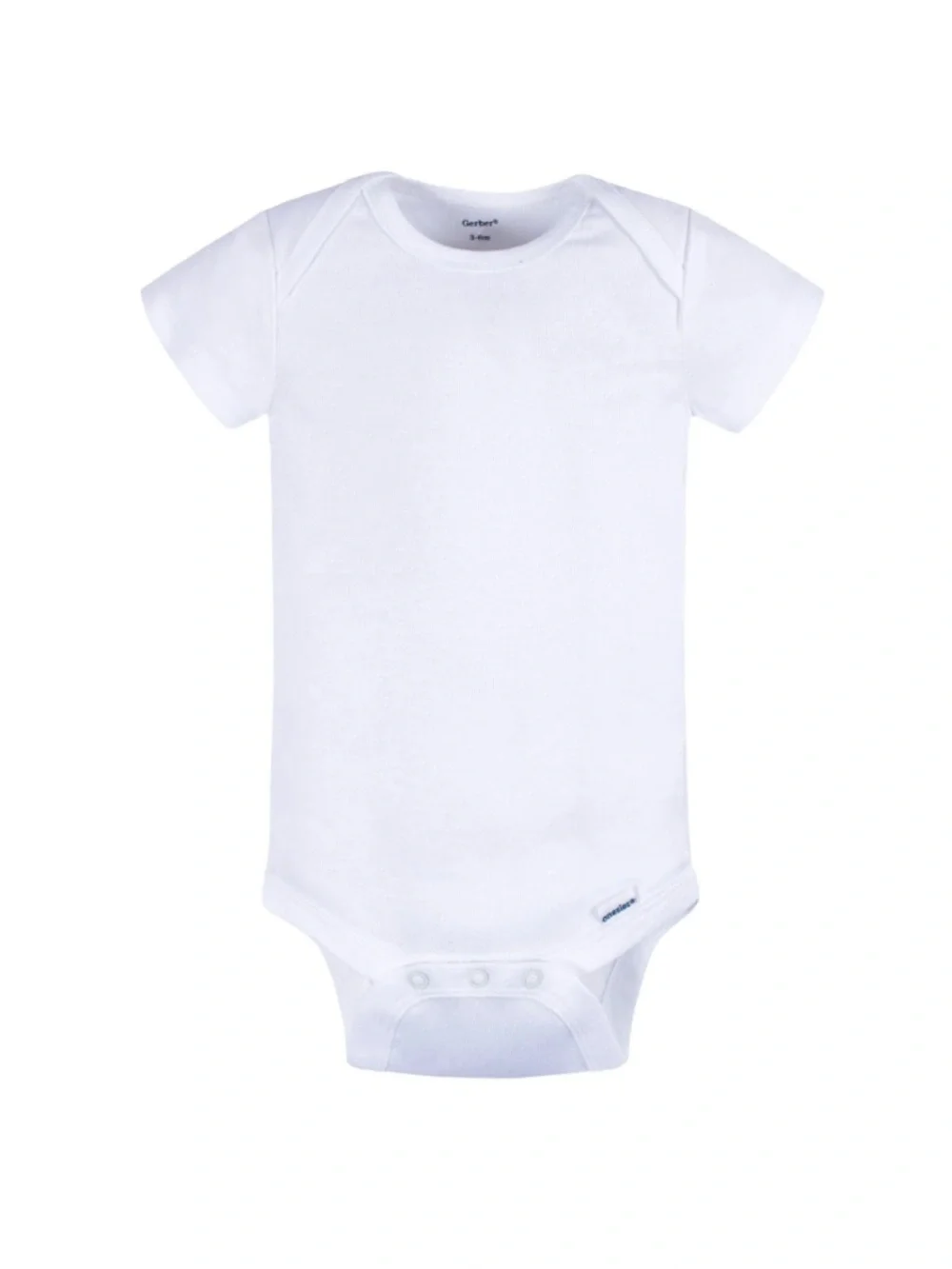 💜 Gerber 5-Pack Baby Neutral Grey’s short sleeve onesies bodysuits, 0-3mths - Picture 5 of 11